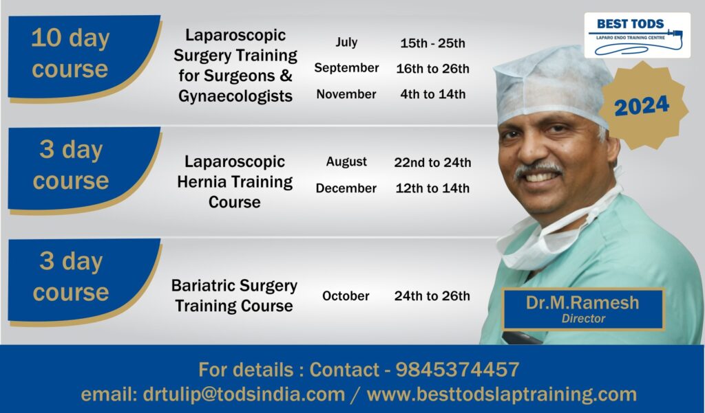 Laparoscopic surgery training